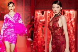 Hoa hậu Kỳ Duyên, Mai Phương cùng dàn mẫu truyền tải thông điệp 'An' của NTK Lê Thanh Hòa