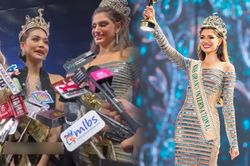 'Buồn' của Tân Miss Grand International: Đăng quang nhưng phóng viên đều hướng về Á hậu Engfa