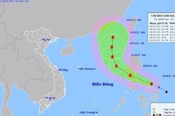 Bão Nalgae giật cấp 12 sắp tiến vào biển Đông