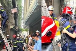 Cứu nhiều người mắc kẹt trong 2 đám cháy