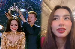 Khó xử giữa lùm xùm của ông Nawat, Thùy Tiên 'ẩn ý' không thể bảo vệ được Miss Grand