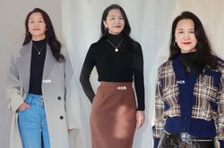 Bà mẹ U55 có gu thời trang sành điệu, biến hóa phong cách đa dạng