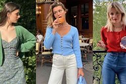 4 cách phối áo len cardigan ấn tượng của phụ nữ Pháp