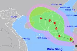 Bão Nalgae vào Biển Đông, xu hướng mạnh dần lên