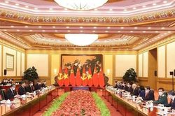Tổng Bí thư Nguyễn Phú Trọng hội đàm với Tổng Bí thư, Chủ tịch Trung Quốc Tập Cận Bình