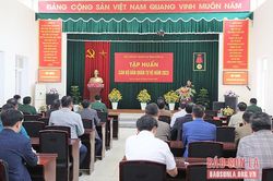 Tập huấn đợt 3 cho cán bộ dân quân tự vệ năm 2023