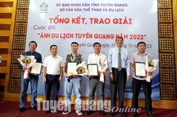 19 tác phẩm ảnh được trao giải cuộc thi 'Ảnh du lịch Tuyên Quang' năm 2022