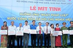 TP. Cần Thơ đẩy mạnh các hoạt động hưởng ứng 10 năm Ngày pháp luật Việt Nam