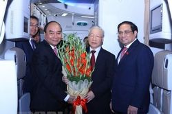 Tổng Bí thư Nguyễn Phú Trọng kết thúc tốt đẹp chuyến thăm chính thức Trung Quốc