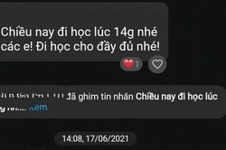 Học trò đến lớp đúng giờ như lời dặn của cô giáo và cái kết đầy bất ngờ