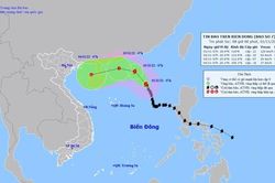 Bão số 7 khả năng suy yếu thành áp thấp nhiệt đới, ít ảnh hưởng tới đất liền