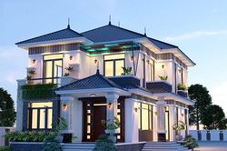 Nhà 2 tầng mái Nhật hiện đại tiện nghi, ai cũng mê mẩn
