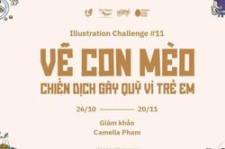 'Vẽ con mèo' - cuộc thi gây quỹ hỗ trợ trẻ đường phố và nạn nhân của mua bán người