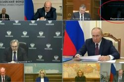 Mất điện ở 'Moscow City', bộ trưởng ngồi trong bóng tối họp với Tổng thống Putin