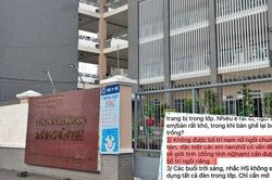 'Yêu cầu lạ' tại trường học ở TP.HCM: Hiệu trưởng đã rút kinh nghiệm