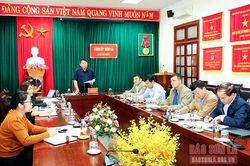 Hội nghị trực tuyến góp ý vào dự thảo văn bản của Trung ương