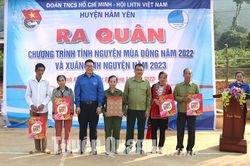 Hàm Yên ra quân chiến dịch tình nguyện mùa đông