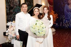 Vân Hugo cùng chồng đến mừng Vy Oanh trở lại 'đường đua' âm nhạc
