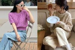 6 cách phối đồ với áo len vặn thừng