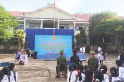 Ia Pa tổ chức 'Phiên tòa giả định' tuyên truyền pháp luật về trật tự an toàn giao thông