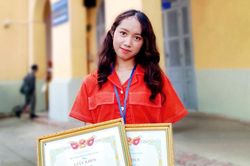 Nữ sinh Churu có thành tích xuất sắc tiêu biểu
