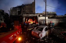 Iraq: Cháy sập tòa nhà, hơn 20 người bị thương
