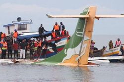 Tanzania: Hiện trường thảm kịch máy bay chở 43 người lao xuống hồ Victoria