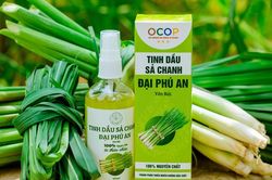 Tinh dầu sả chanh Đại Phú An đạt chứng nhận OCOP 3 sao là sản phẩm thuần thiên nhiên