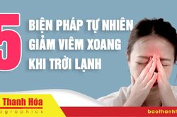 5 biện pháp tự nhiên giảm viêm xoang khi trời lạnh