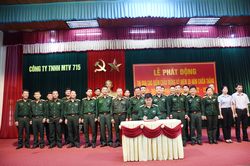 Công ty 715 phát động đợt thi đua cao điểm '50 ngày thi đua lập công quyết thắng'