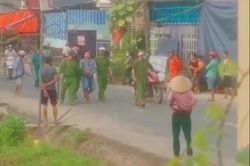 Bắt đối tượng dùng rựa chém người phụ nữ dã man