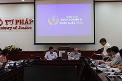 Bảo đảm Diễn đàn 'Kinh doanh và Pháp luật' năm 2022 được tổ chức khoa học, thiết thực