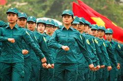 Ấn tượng hình ảnh nữ dân quân tự vệ Thủ đô