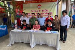 Giám đốc Công an tỉnh Rah Lan Lâm dự Ngày hội Đại đoàn kết toàn dân tộc tại thị xã Ayun Pa