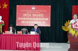 Đại biểu HĐND tỉnh tiếp xúc cử tri thành phố Tuyên Quang, huyện Lâm Bình