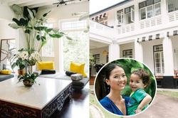 Cựu siêu mẫu Bằng Lăng hé lộ hình ảnh biệt thự cổ siêu sang tại Singapore