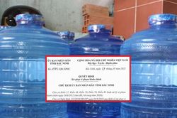 Xử phạt hơn 32 triệu đồng, đình chỉ hoạt động 2 tháng một cơ sở sản xuất nước tinh khiết ở Bắc Ninh