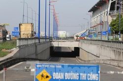 Cận cảnh hầm chui 75 tỷ đồng trước bến xe Miền Đông mới sắp thông xe