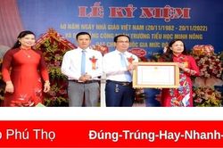 Trường Tiểu học Minh Nông đón bằng công nhận đạt chuẩn Quốc gia mức độ 2