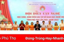 Hội diễn văn nghệ học sinh, sinh viên các cơ sở giáo dục nghề nghiệp tỉnh lần thứ I, năm 2022