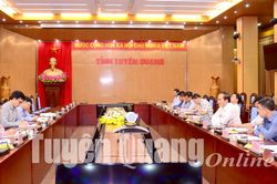 Đoàn kiểm tra Ban Tôn giáo Chính phủ làm việc tại Tuyên Quang