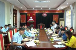 Đoàn kiểm tra Ban Tôn giáo Chính phủ làm việc tại Sơn Dương