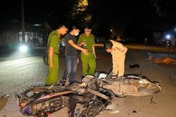Hai xe mô tô đối đầu, một người tử vong