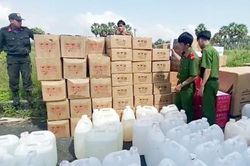 Tạm giữ xe tải chở hàng không rõ nguồn gốc trị giá 1,3 tỷ đồng