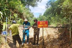 Phong tỏa khu vực khai thác vàng trái phép tại Đắk Glong