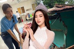 Cảm thán trước nghĩa cử 'Xây nhà - nuôi ước mơ' giàu lòng trắc ẩn của hoa hậu Lương Thùy Linh