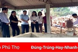 Đoàn công tác của Trung ương Hội Nông dân Việt Nam làm việc tại Phù Ninh