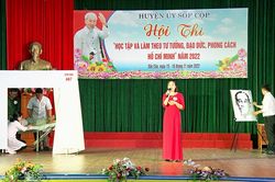 Hội thi 'Học tập và làm theo tư tưởng, đạo đức, phong cách Hồ Chí Minh' huyện Sốp Cộp