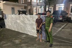 Phát hiện 2 đối tượng vận chuyển 15.000 gói thuốc lá ngoại nhập lậu