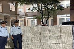 Bắt quả tang 2 đối tượng vận chuyển thuốc lá điếu nhập lậu, trị giá 1,2 tỷ đồng